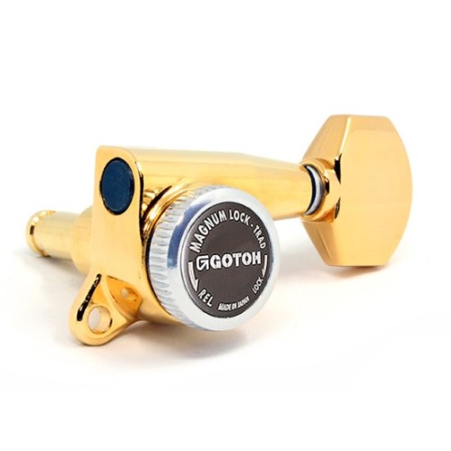 Gotoh SG381 Single Machine Head MG-T Locking Bass Side 18,50mm Gold
